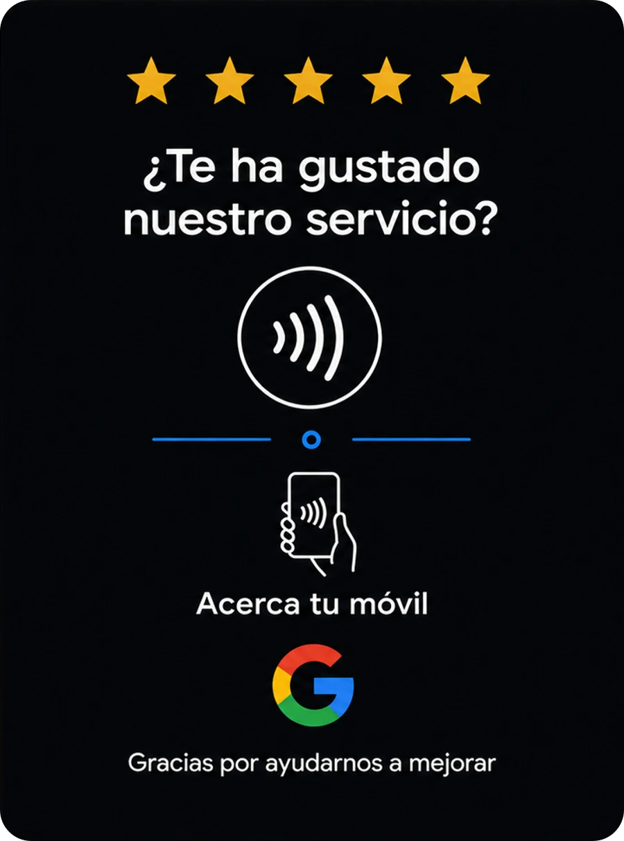 Acabado negro de la tarjeta Nexxvo.